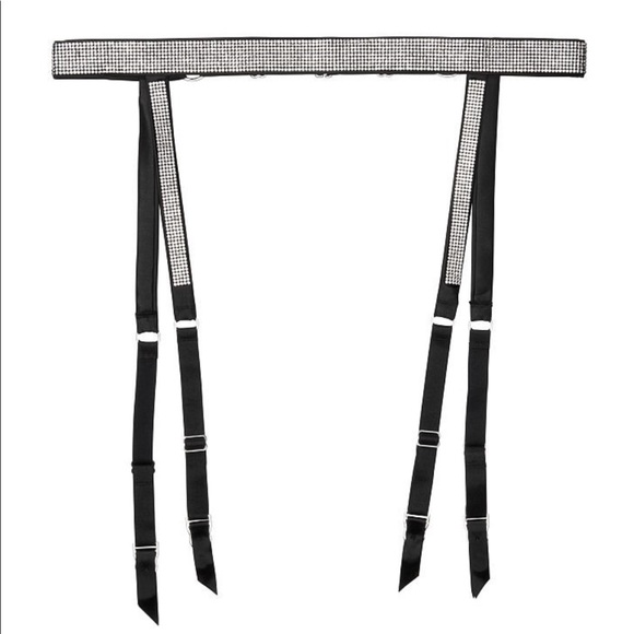 NEW shine strap garter belt brand new Victoria’s Secret XS/ S - Picture 5 of 8